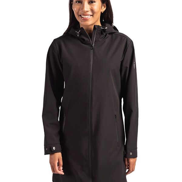Cutter & Buck Camano Everyday Stretch Recycled Womens Water Resistant Jacket Thumbnail